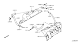 Diagram for Nissan Armada PCV Hose - 11823-5ZM0A