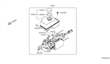 Diagram for Nissan Armada Brake Master Cylinder - 46010-5ZA7C