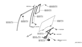 Diagram for 2019 Nissan Armada Window Regulator - 82720-1LA0A