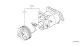 Diagram for 2022 Nissan Armada A/C Clutch - 92660-1LA0D