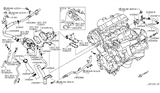 Diagram for 2018 Nissan Armada Thermostat Gasket - 21049-31U00