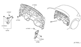 Diagram for 2017 Nissan Armada Dash Panels - 67900-1LA0A