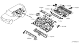 Diagram for 2019 Nissan Armada Floor Pan - G4512-1LAMA