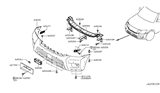 Diagram for 2017 Nissan Armada Bumper - 62022-5ZW0H