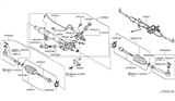 Diagram for 2021 Nissan Armada Tie Rod End - D8640-1LA1D