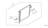 Diagram for 2017 Nissan Armada Radiator Support - 21545-1LA0A