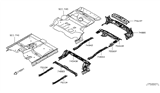 Diagram for 2021 Nissan Armada Rear Crossmember - 75460-1LA0A