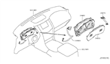 Diagram for Nissan Armada Instrument Cluster - 24820-6JC5A