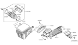 Diagram for 2017 Nissan Armada Air Duct - 16576-1LA0A