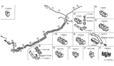Diagram for 2019 Nissan Armada Fuel Line Clamps - 17571-1LA0C