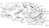 Diagram for 2019 Nissan Armada Bumper - 85022-5ZW0H