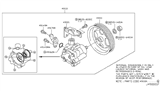 Diagram for Nissan Armada Power Steering Pump - 49110-1LA0A