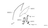 Diagram for Nissan Armada Window Regulator - 80720-1LA0B