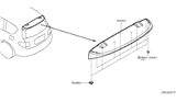 Diagram for 2017 Nissan Armada Spoiler - 96030-1LA2A