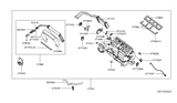 Diagram for 2012 Nissan NV Blend Door Actuator - 27742-1PB1A