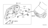 Diagram for Nissan Headlight Bulb - 26296-9B904