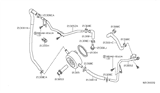 Diagram for 2013 Nissan NV Oil Cooler - 21305-EA22B