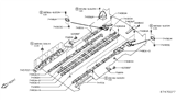 Diagram for 2012 Nissan NV Body Mount Hole Plug - 74810-1PB0A