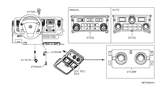Diagram for 2014 Nissan NV Blower Control Switches - 27500-1PB0A