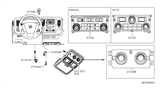 Diagram for 2021 Nissan NV Blower Control Switches - 27500-1PB0A