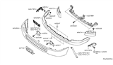 Diagram for 2014 Nissan NV Bumper - 62025-1PA9A