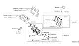 Diagram for Nissan NV Cup Holder - 88337-1PC0A