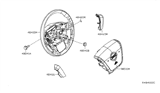 Diagram for 2019 Nissan NV Steering Wheel - 48430-9JK1B