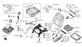 Diagram for 2018 Nissan NV Seat Heater - 87385-1PA0A