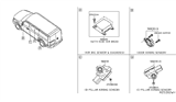 Diagram for 2021 Nissan NV Air Bag Sensor - 98830-9JH8A