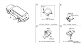 Diagram for 2019 Nissan NV Air Bag Sensor - 98830-9JH8A