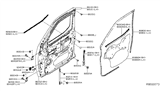 Diagram for 2017 Nissan NV Weather Strip - 80831-1PA0B