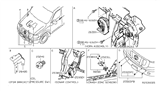 Diagram for Nissan NV Parking Assist Distance Sensor - 25994-1PA0A