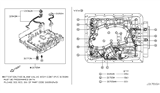 Diagram for 2012 Nissan NV Valve Body - 31705-62X8C