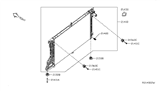 Diagram for 2012 Nissan NV Radiator - 21460-1PA0A