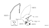 Diagram for Nissan NV Window Motor - 80730-1PF0A