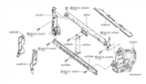 Diagram for 2016 Nissan NV Radiator Support - F2530-1PAMB