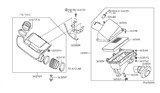 Diagram for 2018 Nissan NV Air Intake Coupling - 16576-EZ30C