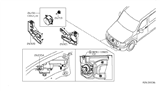 Diagram for 2018 Nissan Pathfinder Fog Light - 26150-9B90E