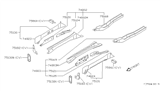 Diagram for 1990 Nissan 240SX Wheelhouse - 75171-53F00