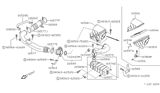 Diagram for 1993 Nissan 240SX Mass Air Flow Sensor - 22680-53F00