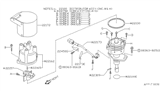 Diagram for 1994 Nissan 240SX Distributor Rotor - 22157-53F11