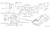 Diagram for Nissan 240SX Washer Reservoir - 28910-40F00