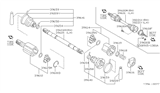 Diagram for 1989 Nissan 240SX Axle Shaft - 39705-35F60