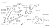 Diagram for 1991 Nissan 240SX Dash Panels - 67600-35F30