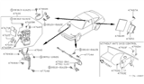 Diagram for 1989 Nissan 240SX ABS Control Module - 47600-40F00