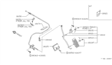 Diagram for 1994 Nissan 240SX Accelerator Cable - 18201-54F00