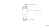 Diagram for 1992 Nissan 240SX Vapor Canister - 14950-53F00