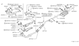 Diagram for Nissan 240SX Muffler - 20100-40F00