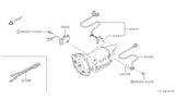 Diagram for 1993 Nissan 240SX Vehicle Speed Sensor - 31935-41X20