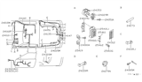 Diagram for 1991 Nissan 240SX Fuse Box - 24311-35F00